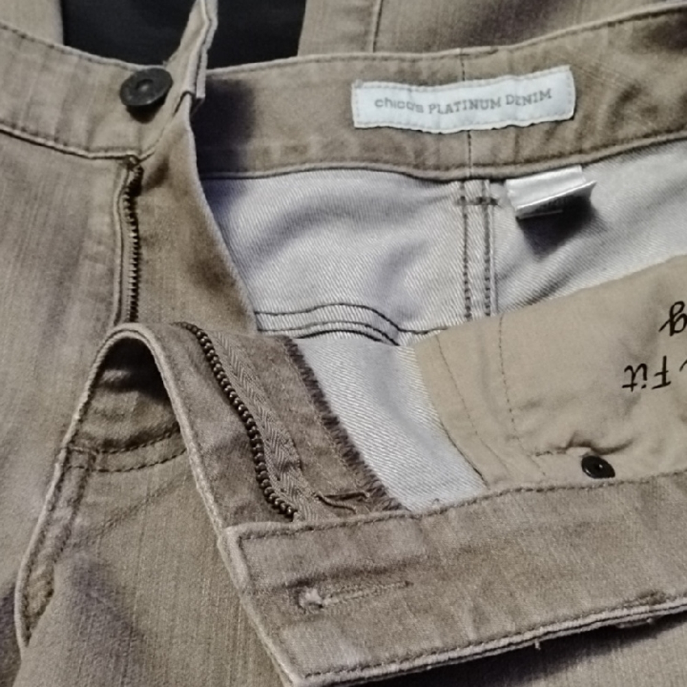 Chico's Platinum Denim in Classic Brown